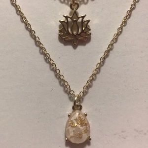 Gold/Pink Necklace